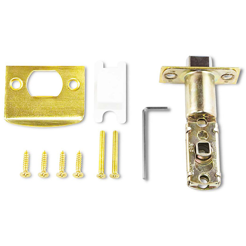 Levier de porte commercial (conforme Bed and Bath), Chrome poli, Droite
