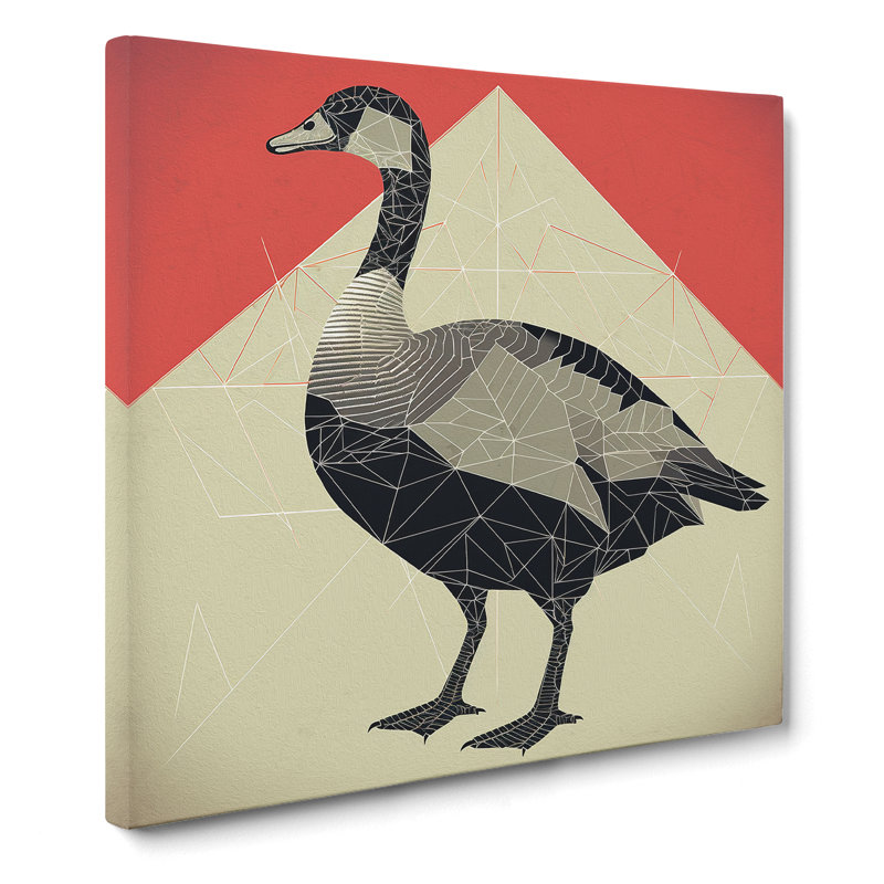 Goose Constructivism No.1 - Wrapped Canvas, 50cm H x 50cm W x 3cm D