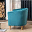Tarbes Velvet Barrel Chair-1975111546