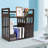 Mandler Bamboo Bookshelf Desktop Organizer-457227149