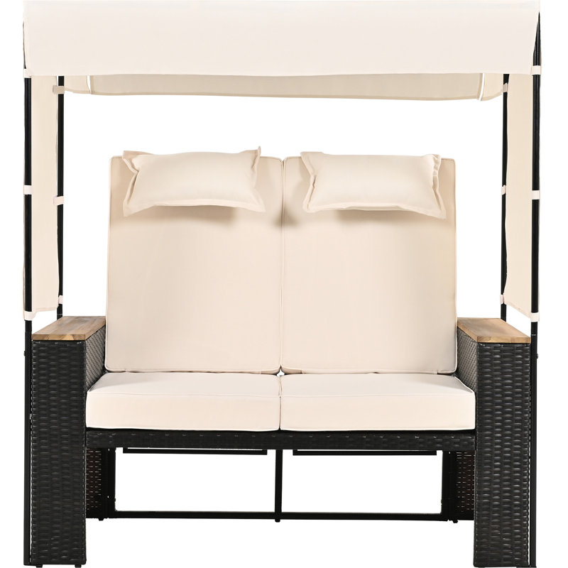 Extérieur avec housses et matériaux de coussins amovibles - Base de coussins en éponge moelleux pour 5 personnes
