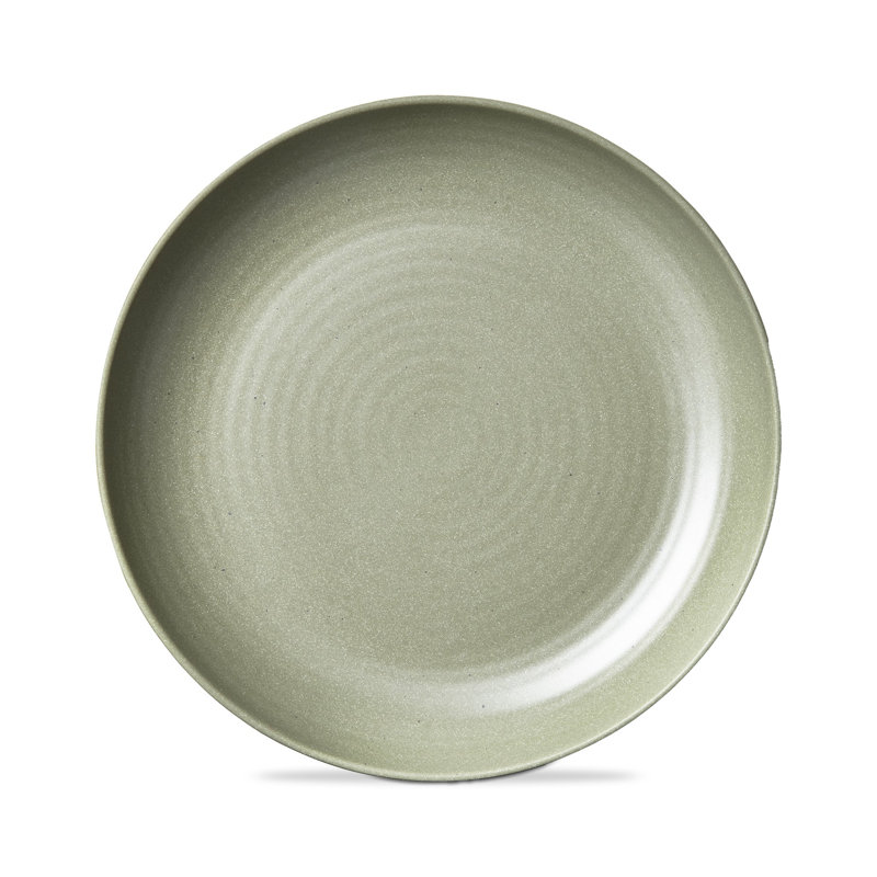 Assiette plate en mélamine Brooklyn, Sauge