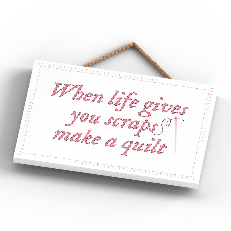 Hutcheson Wood Text & Numbers Wall Decor