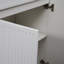 Buffet blanc moderne avec rangement, grand buffet cannelé avec tablettes réglables, crédence, console d'appoint-84544005