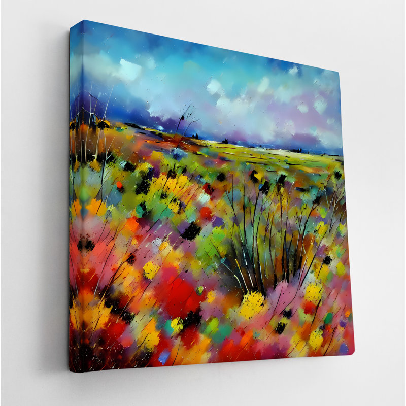 Floral Symphony, 24" H x 24" W
