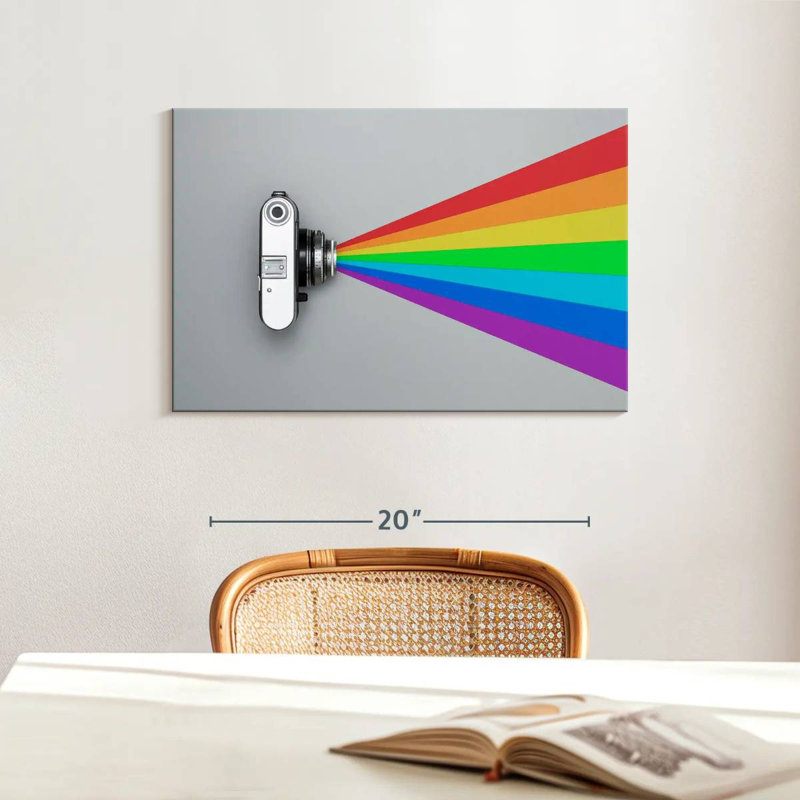 Senne Rainbow Camera Flash, 16" H x 24" W