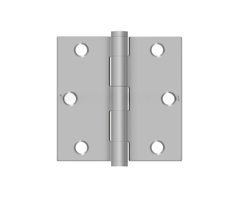 Charnière carrée en acier inoxydable brossé Deltana SS35U32D-R 3-1 / 2 "x 3-1 / 2" Deltana