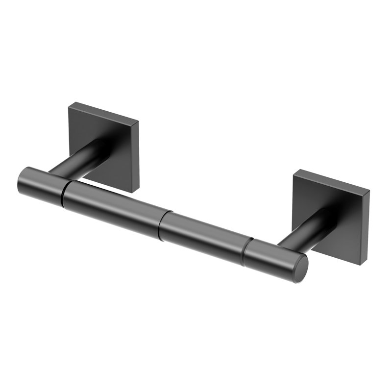 Porte-papier hygiénique mural standard Elevate, Noir mat
