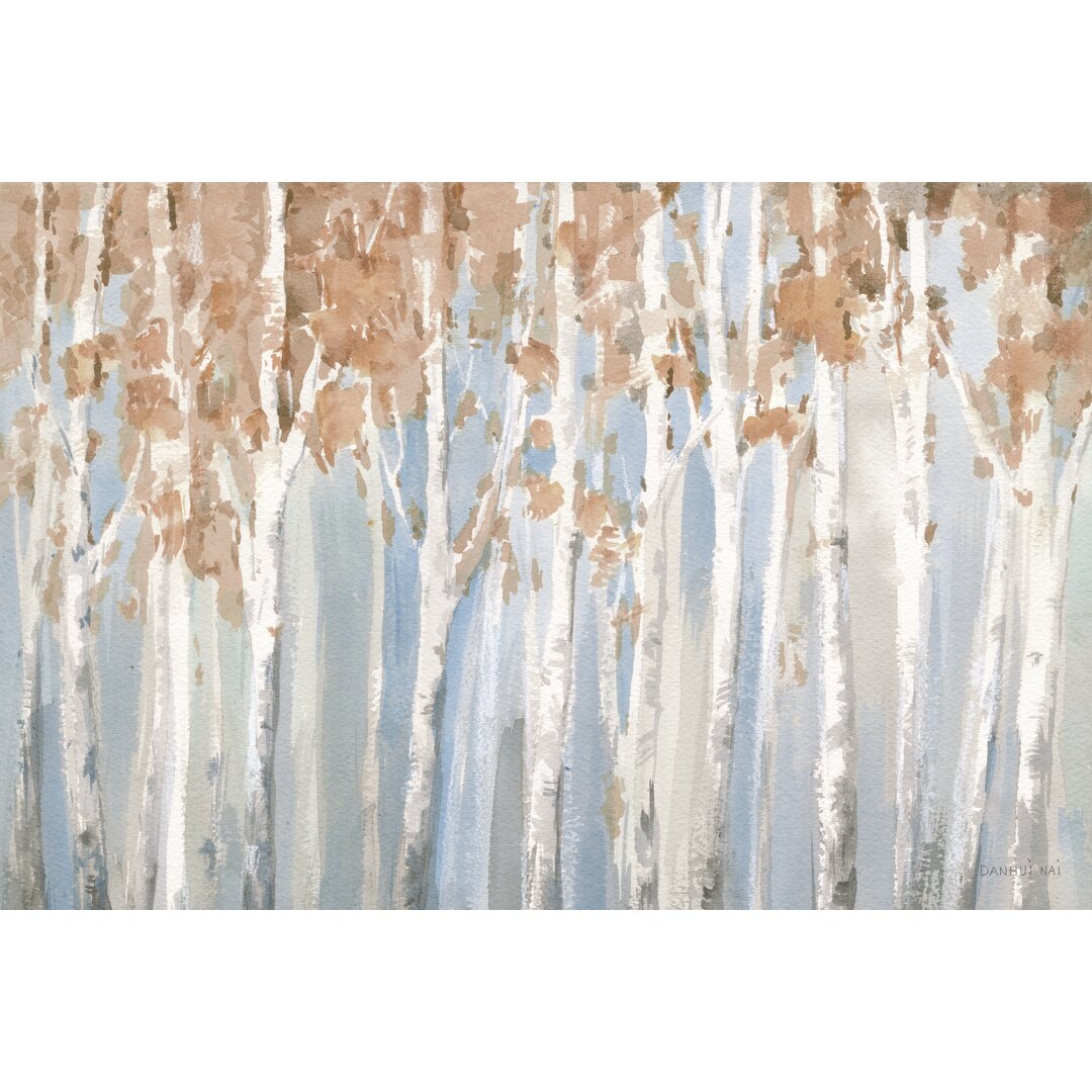 Leinwandbild Fall Birches von Danhui Nai