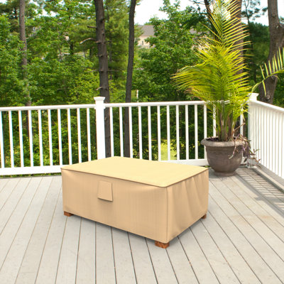 Housse pour repose-pieds de patio extérieur Ivan