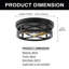 Plafonnier encastré 2 lumières Craspedia-871297600