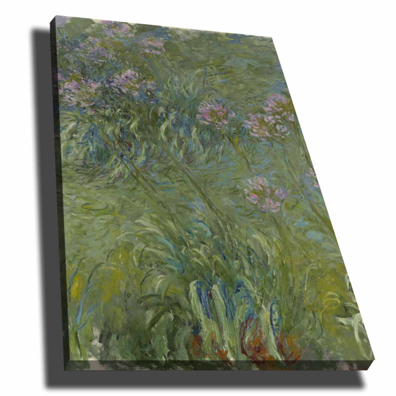 Claude Monet - peinture sur toile tendue