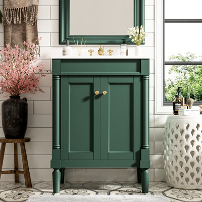 Armoire de salle de bain 24 po à finition tendance