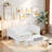 Wooden Daybed With Built-In Storage Shelves, Lockers, And Study Desk, Multi-Functional Twin Size Bed With Matching Stool, Ideal For Small Spaces And Apartments-97120939