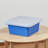 ECR4Kids Stackable Square Bins with Non-Snap Lids, Multipurpose Organization, 4-Pack-100032972