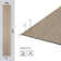 Mini Tambour Slats 112" L x 12" W x 0.3" D Polystyrene Glue-up Wood Slat Walls 93 sq.ft.