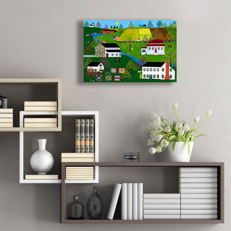 «Summer Dip» par Susan Henke, art mural en verre acrylique, H 16 po x l 24 po x P 0,2 po