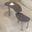 Tables basses gigognes rotatives 2 pièces Crescent-33871024-33871030