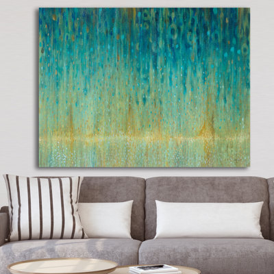 " Rain Abstract Panel " Watercolor Print