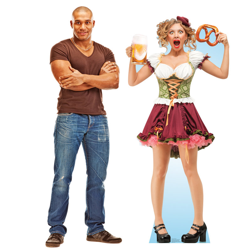 Accroche en carton bar maid pretzel