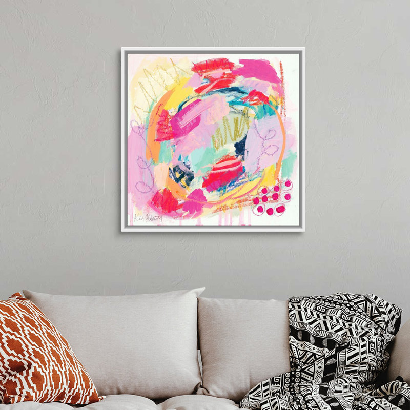 Reproduction d’art sur toile, "Your Sunshine" par Kait Roberts, Cadre blanc, H 32 po x l 32 po x P 1,75 po
