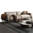Genuine Leather Modular Sofa cushion couch-107285902-107285906-107285909
