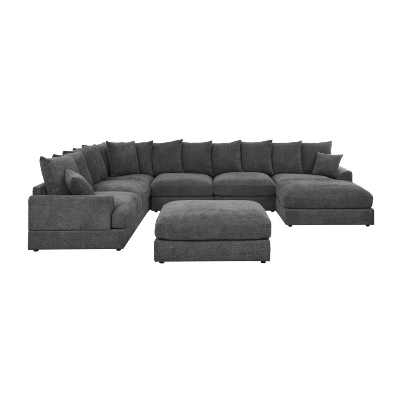 Canapé modulaire Arden Cloud, Gris
