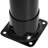 Solar Powered Temperature Controlled Portable Plastic / Acrylic Free Standing Outdoor Shower and Footwash Spout