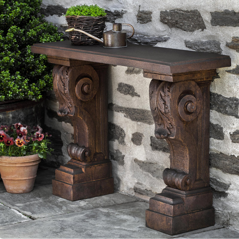 50'' W Stone Console Table, Alpine Stone