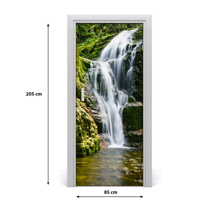 Landscapes Waterfall Door Decal