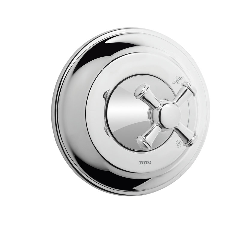 Garniture à pression équilibrée TOTO® Vivian ™, chrome poli