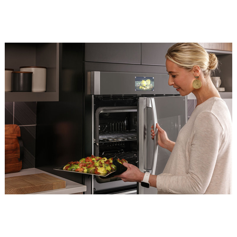 GE Profile™ 30" 5 cu. ft Self-Cleaning Convection Electric Single Wall Oven