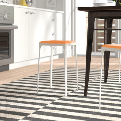 Henrikas Steel Accent Stool