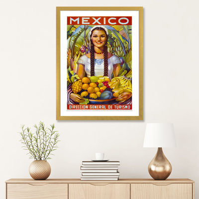 Mexique - impression d'art graphique
