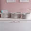 JVL Fabric Decorative Basket