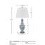 Lampe de table Alexandia