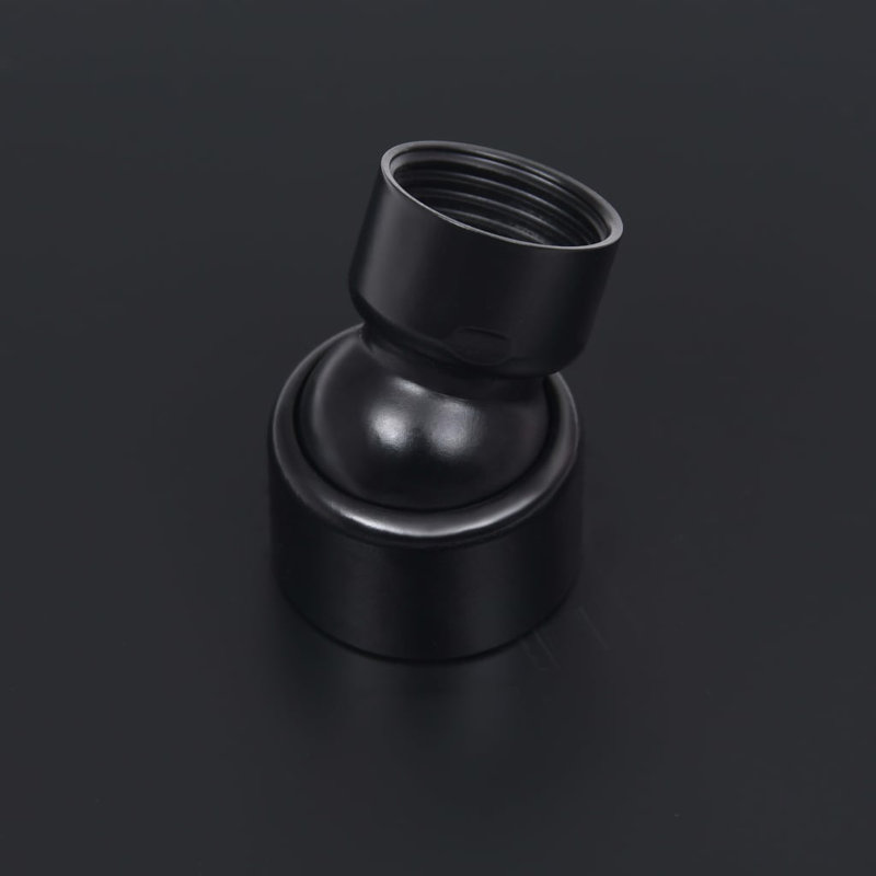 Gero Rain Fixed Shower Head, Matte Black