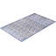 Tapis unique bleu / ivoire noué à la main Tyreck Suzani 11 pi 10 po x 20 pi 9 po