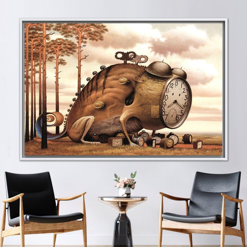 Affiche abstraite abstraite sur toile 3D - grande reproduction d'art surréel pour mur de salon contemporain, Blanc