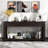 Rectangular Console Table In : Stylish Entryway Option Table: 4 Drawers & Fixed Lower Shelf-361315013