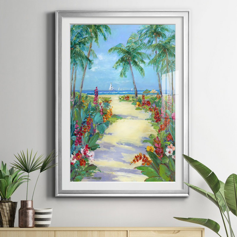It's 5 O'loge Somewhere II - Cadre photo, reproduction d'art sur papier, H 22,5 po x l 30,5 po x P 1,5 po, Argent