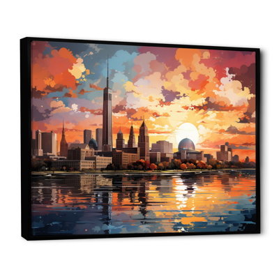 «City Detroit Popart II», reproduction sur toile