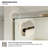 Aura 60 In. W X 56 In. H Sliding Bath Tub Door In Framed  With Clear Glass in Silver-240747560