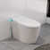 Smart Bidet Toilets Tankless, Auto Open/Soft-close, Auto Dual Flush Heated Seat Warm Wash Dry, Massage Clean, Remote Control