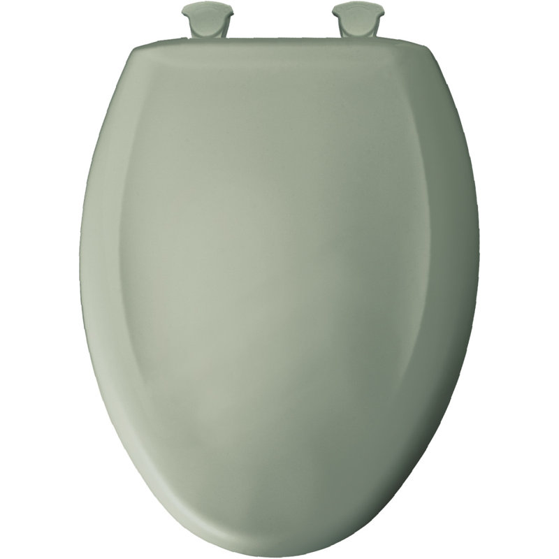 Siège de toilette allongé en plastique Lift-Off, Vert Aspen