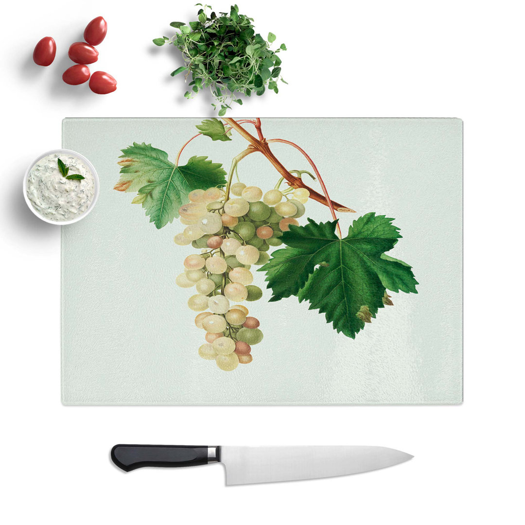 Tempered Glass Muscat Grapes by Giorgio Gallesio Chopping Board