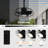 20.9" W Plug-in Caged Ceiling Fan with LED Light and Remote