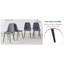 Ensembles de table de salle à manger extensible avec rangement, style moderne en métal et lin, idéal pour les repas à la maison