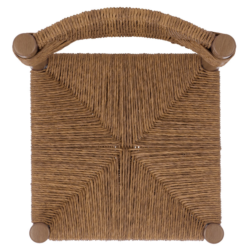 Romona Rattan Weaving Outdoor Dining Chair, Brown