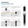 Bathroom Sink Pop Up Drain Stopper with 12" tailpiece, with Overflow